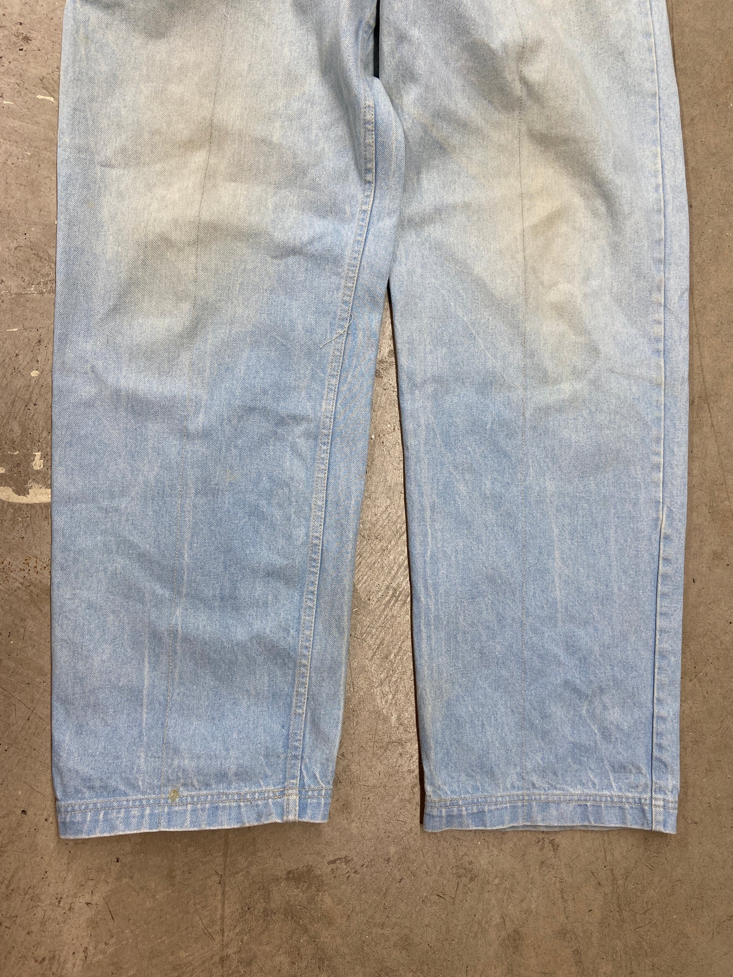 VTG Jordan Brand 23 Baggy Denim Light Wash Jeans Sz 34x32