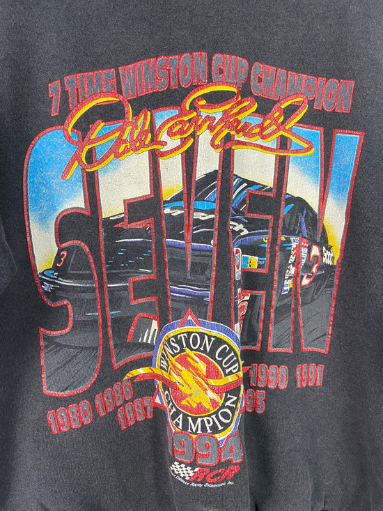 VTG Dale Earnhardt 7 Time Winston Champ Sweatshirt Sz XL