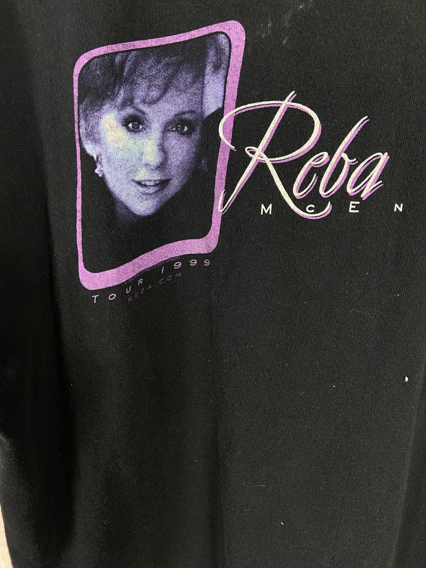 VTG 1999 Reba Mcintire Tour Country Music Tee Sz L