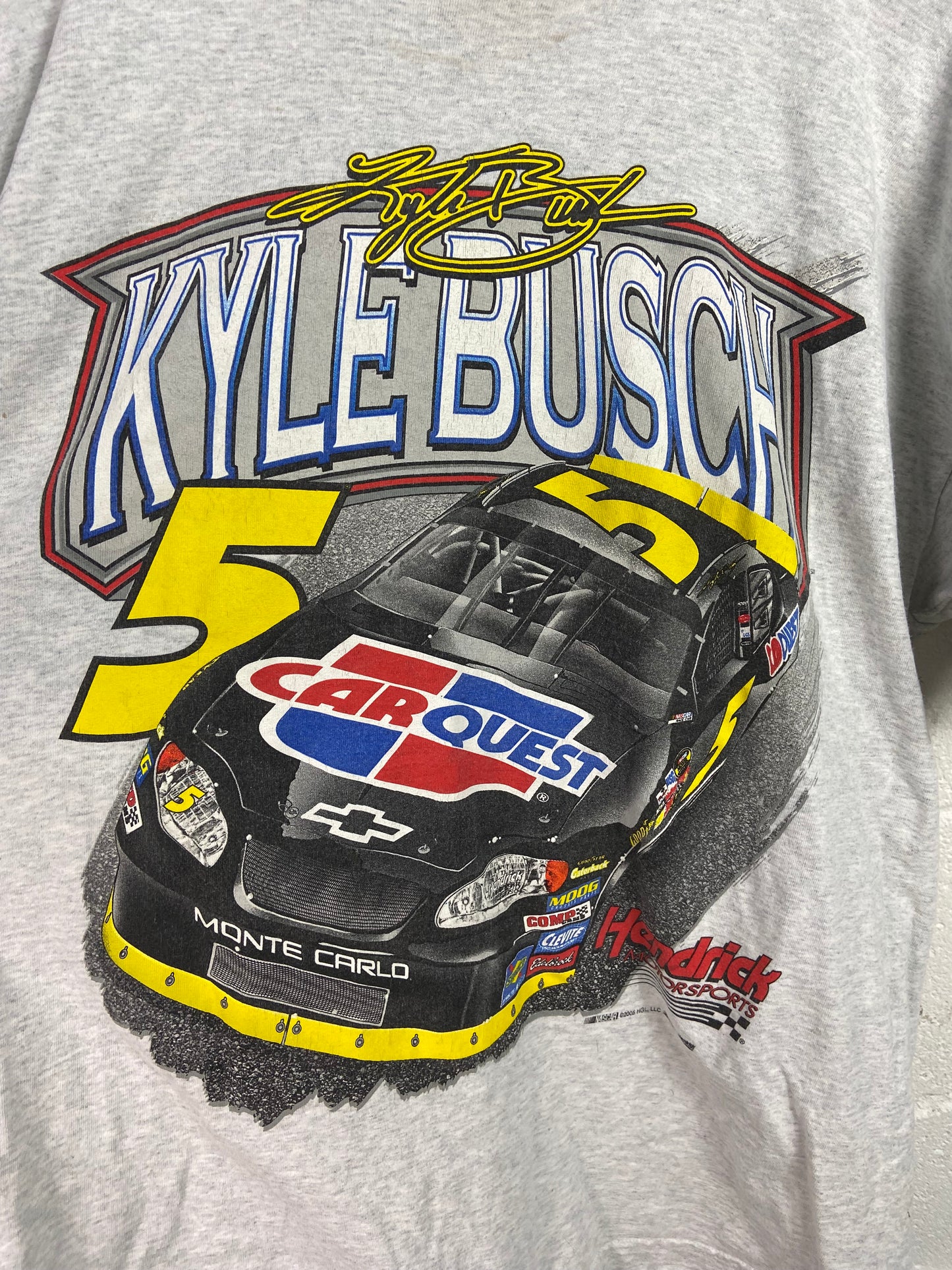 Y2K Kyle Busch #5 NASCAR Hendrick Tee Sz XXL