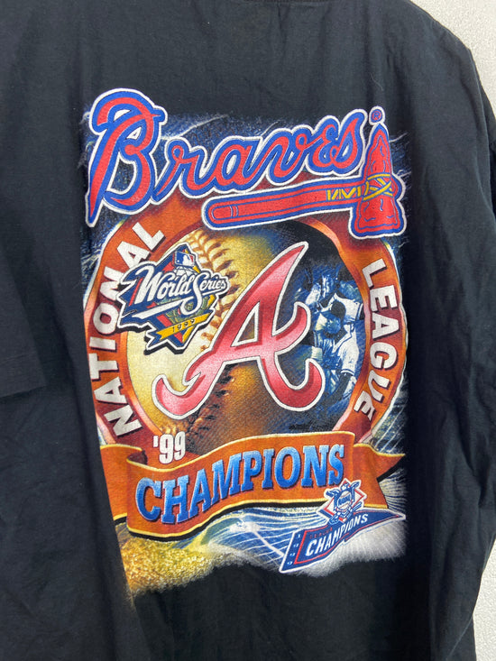 VTG Atlanta Braves '99 Nat'l League Champs Tee Sz XXL