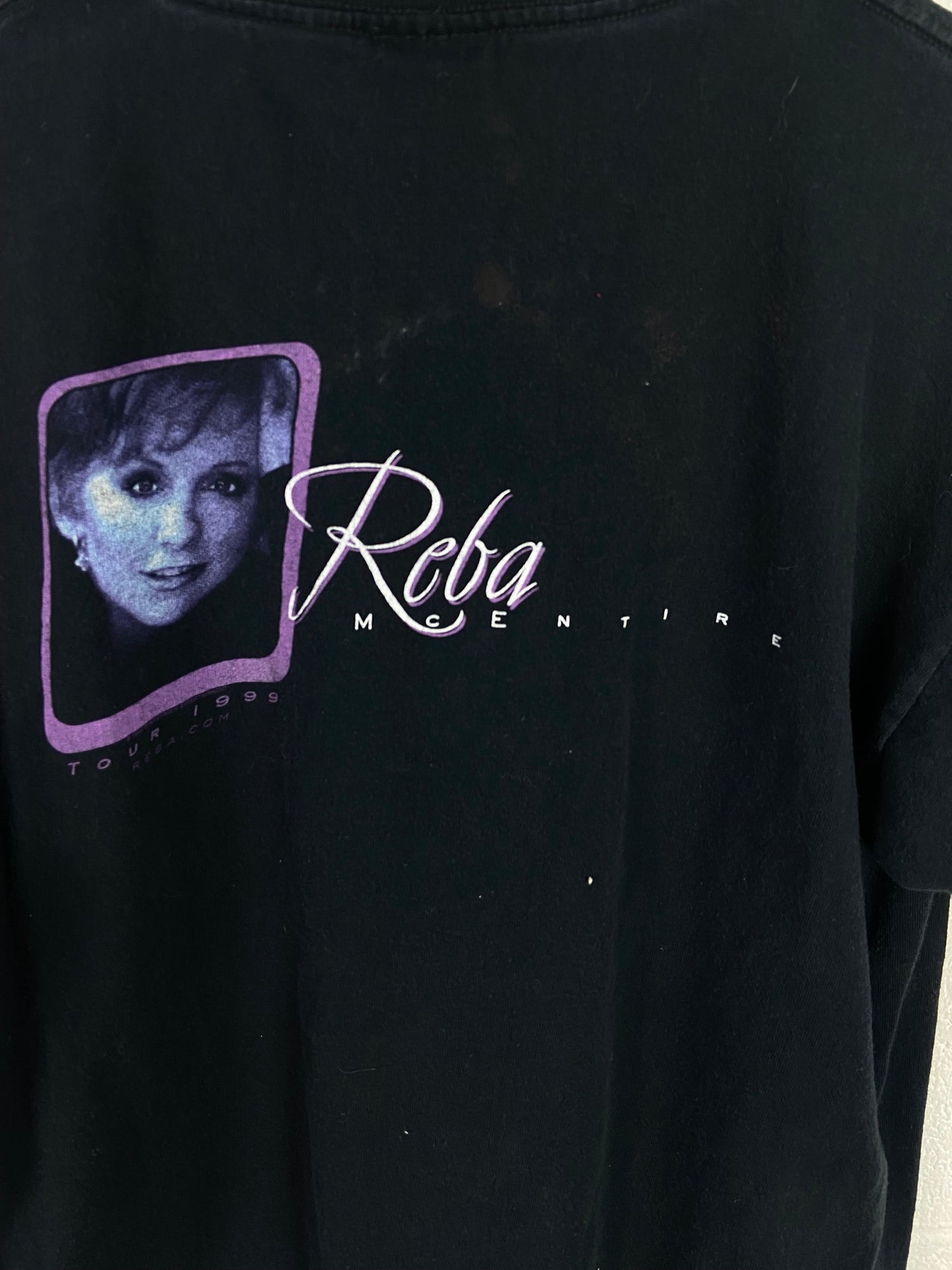 VTG 1999 Reba Mcintire Tour Country Music Tee Sz L