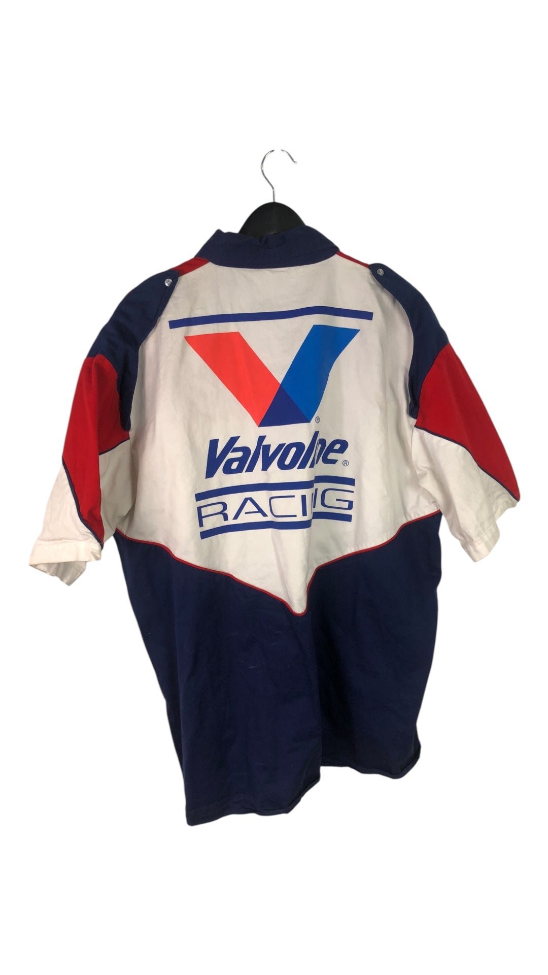 VTG Valvoline Racing Button Up Shirt Sz XL