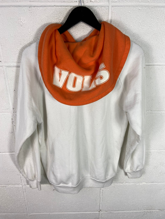 Vtg Tennessee Vols Mock Hood Sweater Sz L