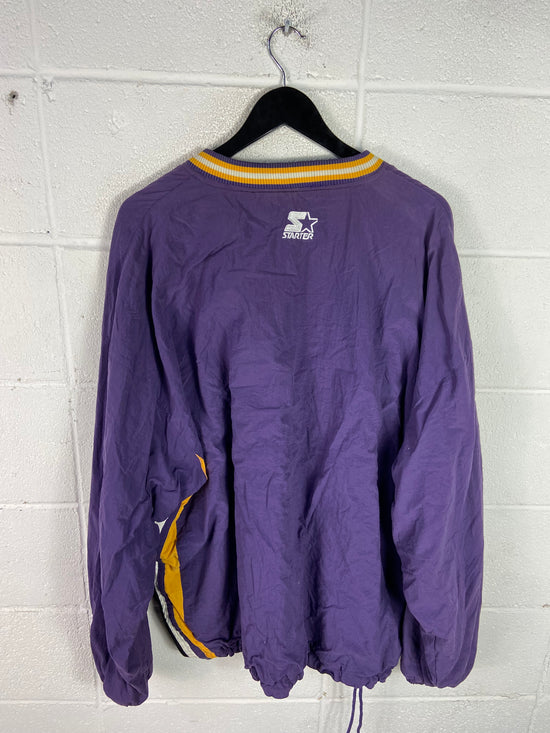 VTG Starter Reversible Minnesota Vikings Pullover Sz XXL