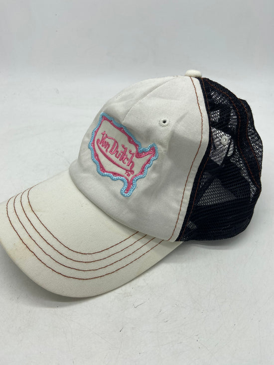 Y2K Von Dutch Cotton Candy Trucker Hat