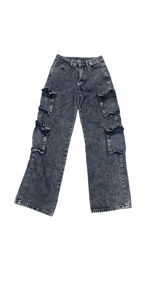 Wmns Denim Triple Cargo Pants Sz 28x29