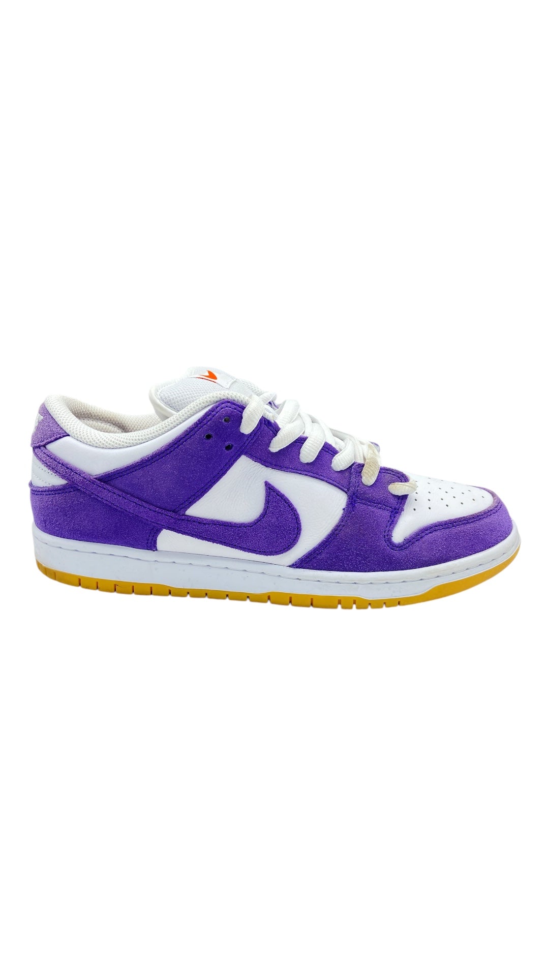 Preowned Nike SB Dunk Low Pro ISO Orange Label Court Purple Sz 10M/11.5W DV5464-500