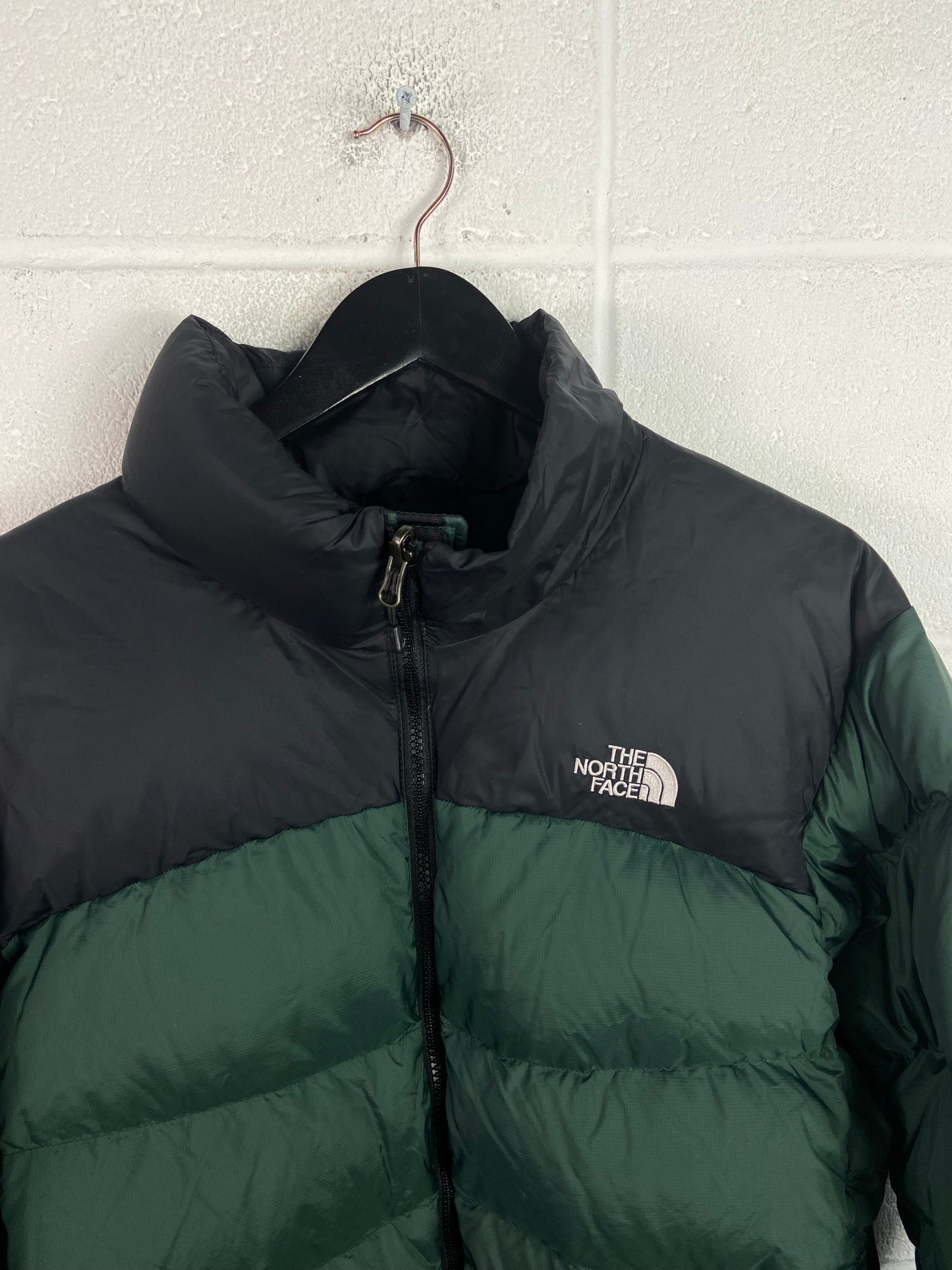 Y2K The North Face Pine Green 700 Puffer Jacket Sz L