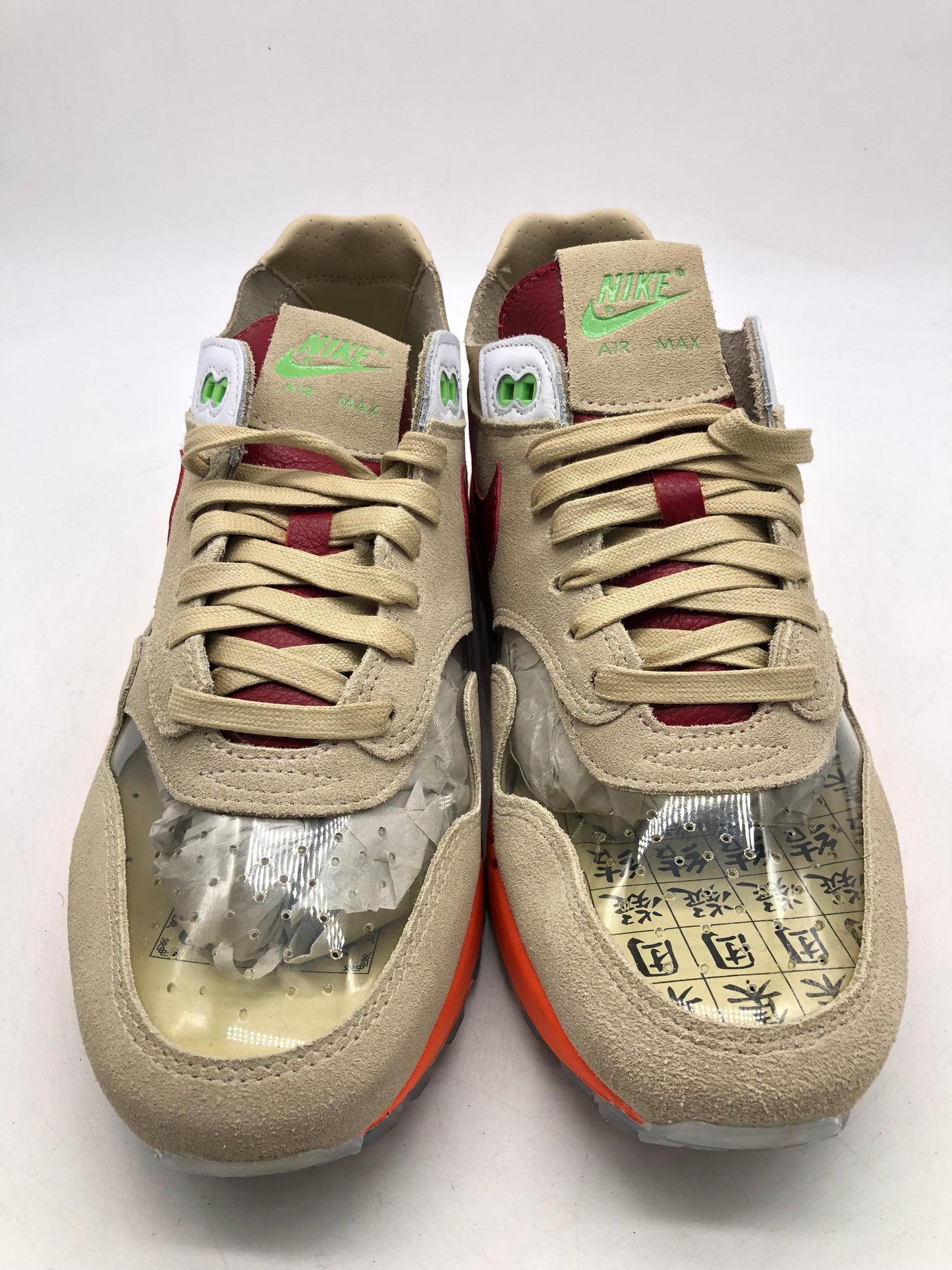 Preowned Nike Air Max 1 CLOT Kiss of Death (2021) Sz 9.5M/11W DD1870-100