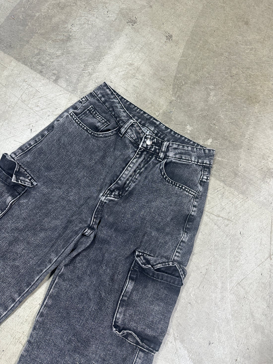 Wmns Denim Triple Cargo Pants Sz 28x29