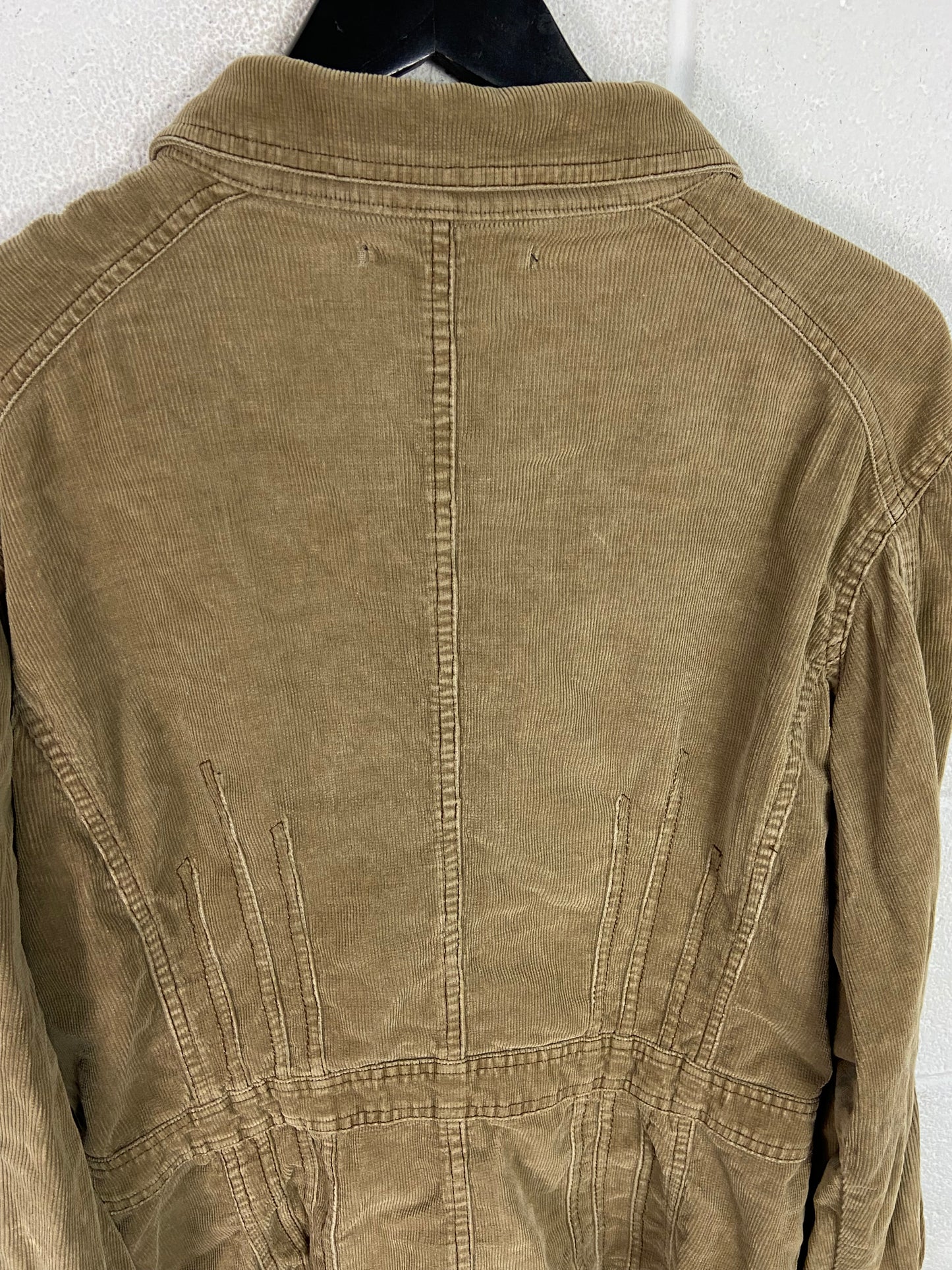 VTG Wmns Corduroy Light Chore Jacket Sz Wmns L