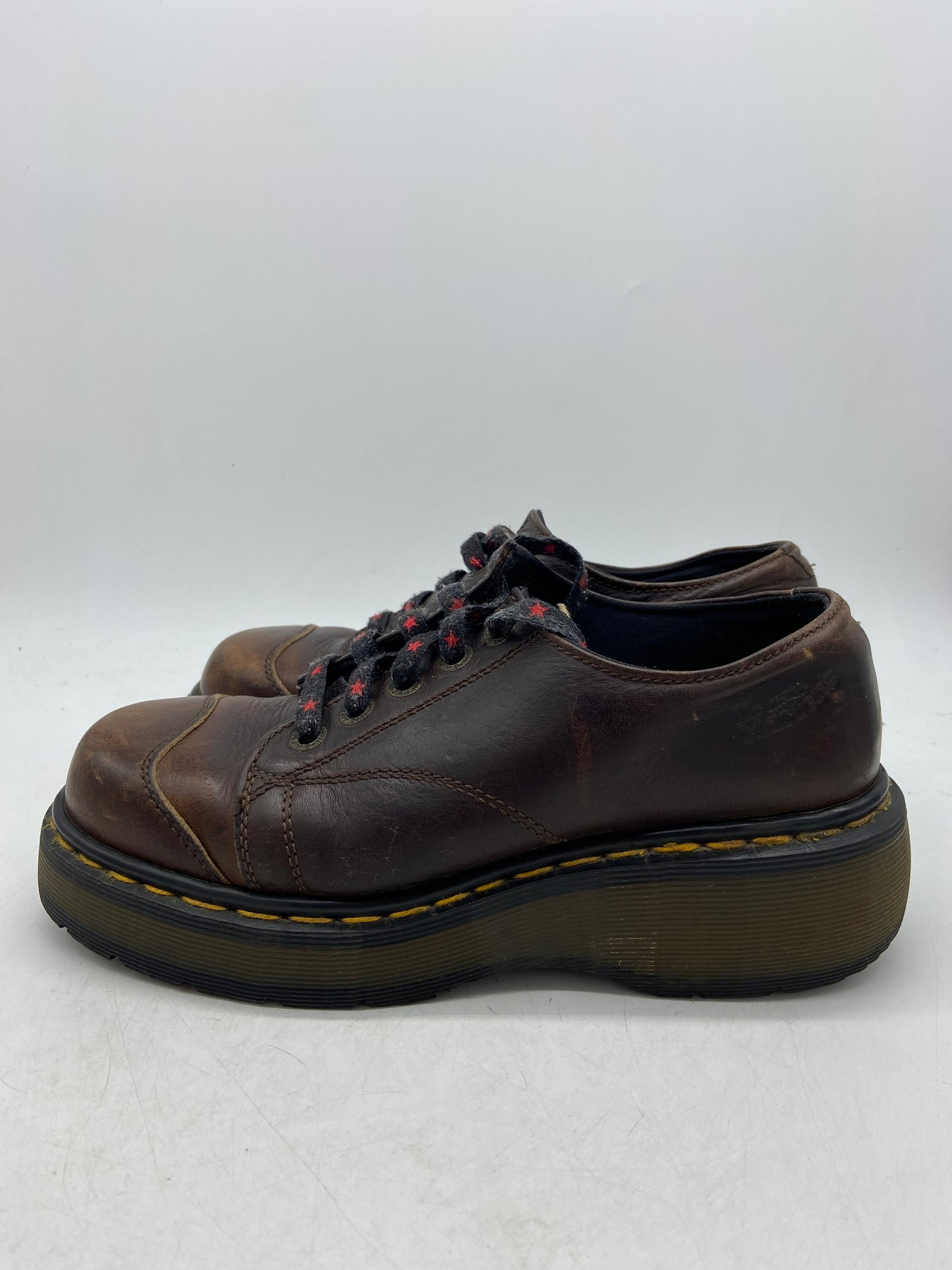 VTG Doc Martens 8651 Dark Brown Low Boots Sz 6M/7.5W