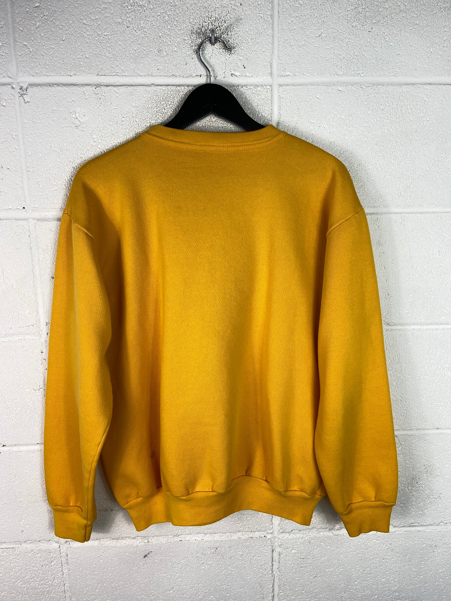 VTG O'Fallon Panthers 80's Yellow Crewneck Sz L