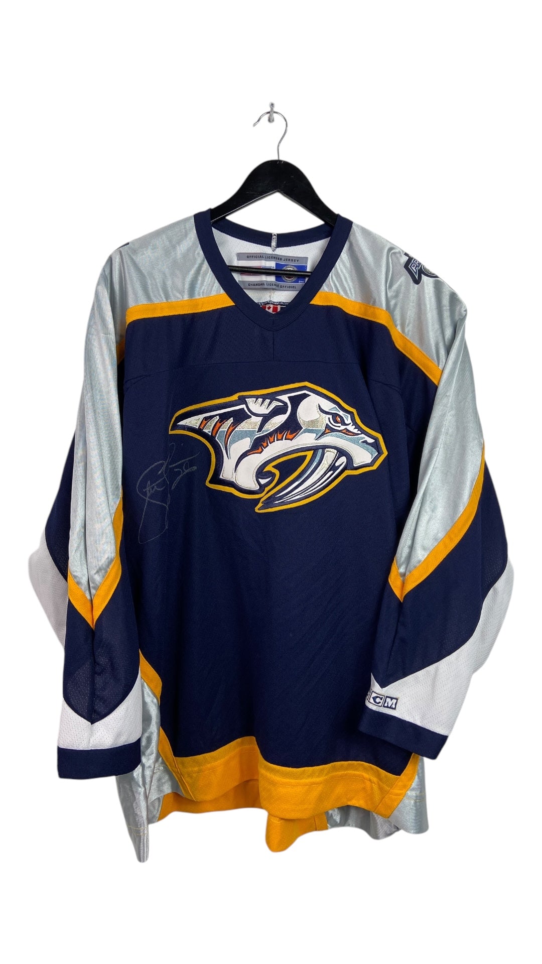 Y2K Nashville Predators CCM Navy NHL Jersey Sz XL