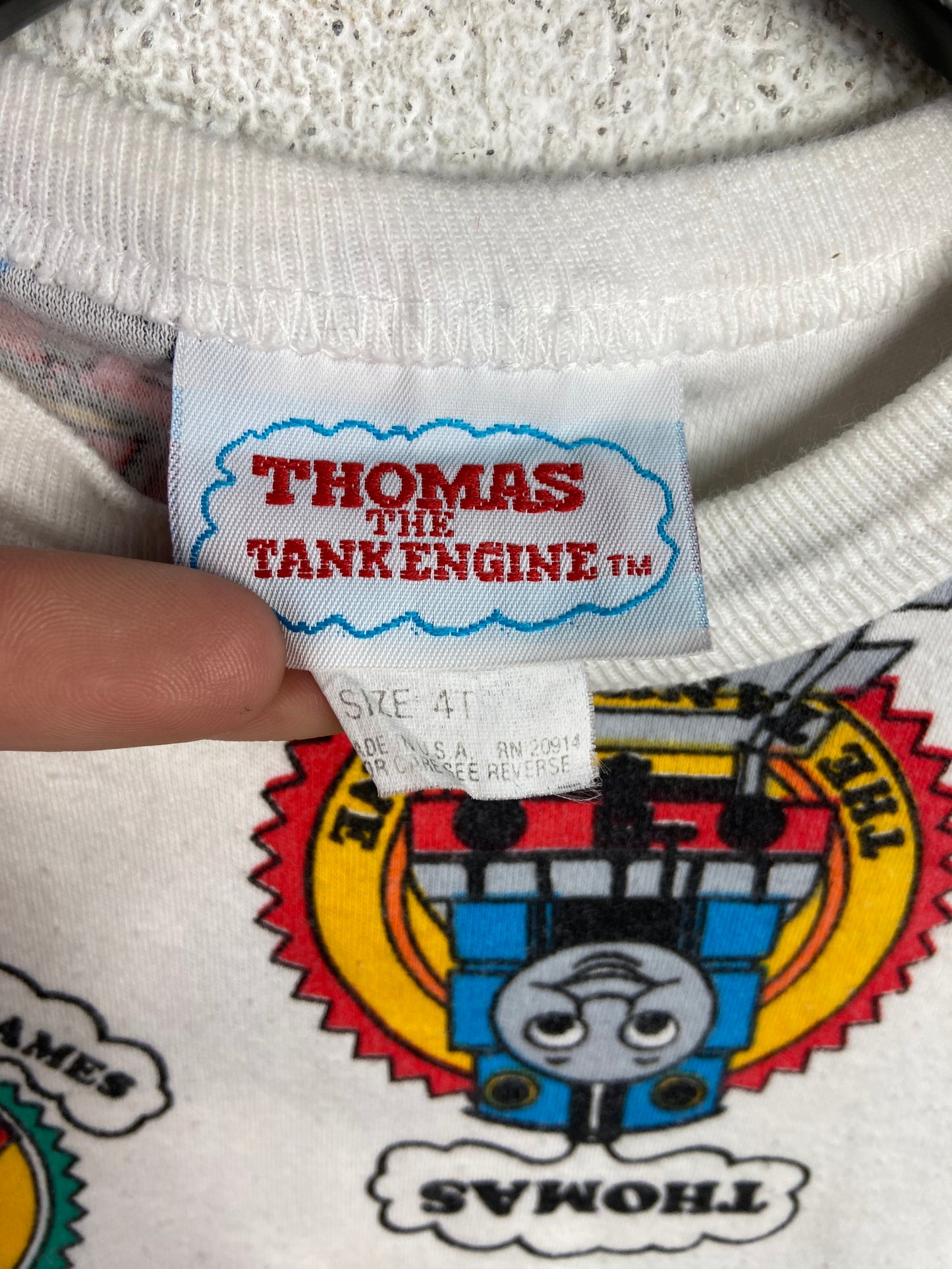 VTG Thomas & Friends Baby Shirt Sz 4T