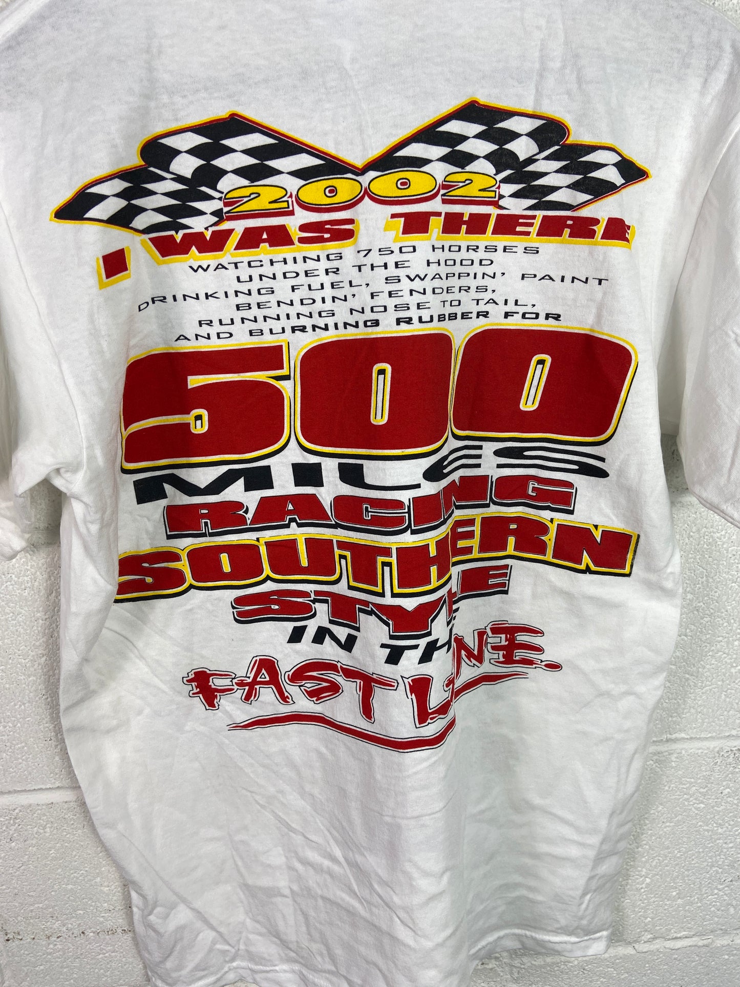 VTG Southern Style 500 Racing Tee Sz Medium