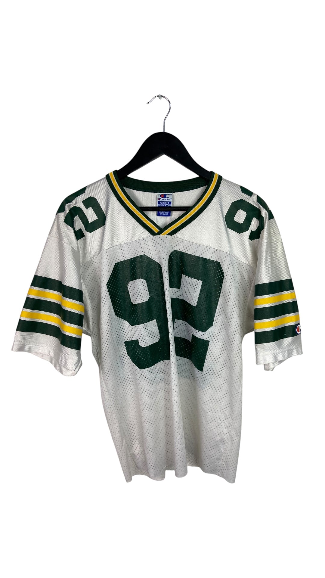 Y2K Green Bay Packers Reggie White Cropped Champion Jersey Sz M