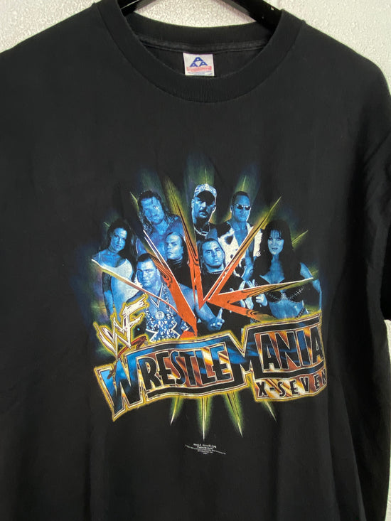 VTG WWF Wrestlemania X-7 Tee Sz L