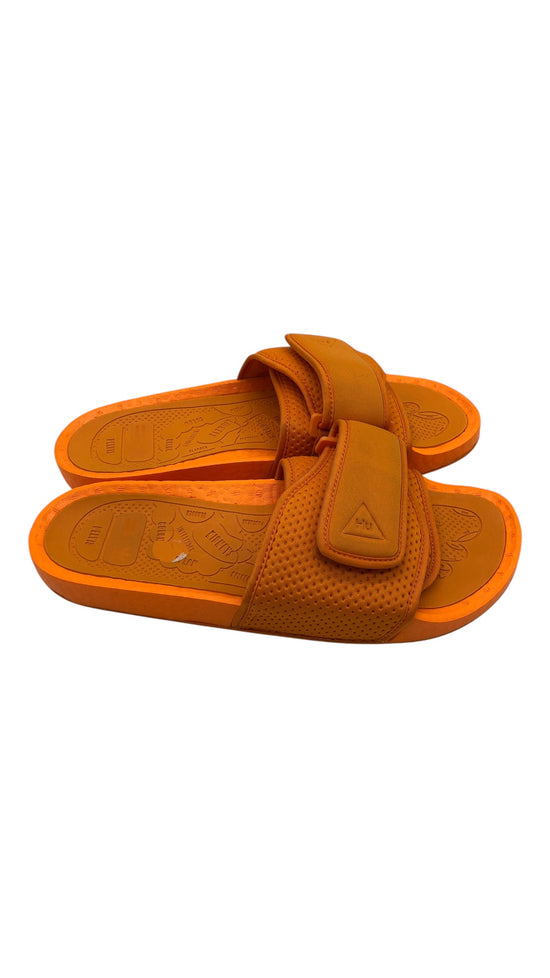Preowned adidas Boost Slide Pharrell Bright Orange Sz 12M/13.5W