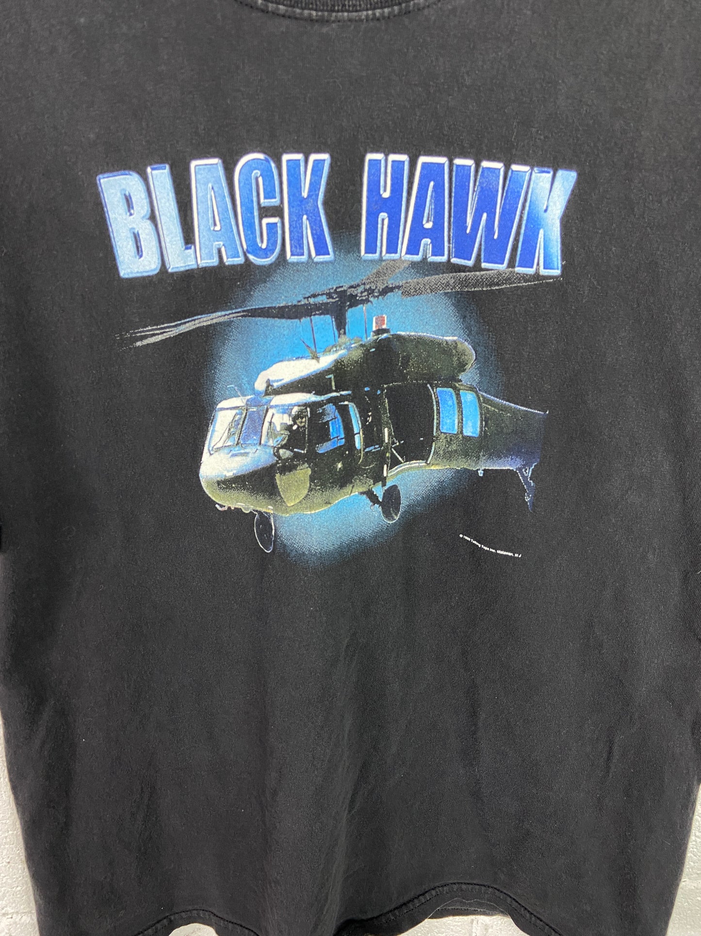 VTG Black Hawk Helicopter Tee Sz XL