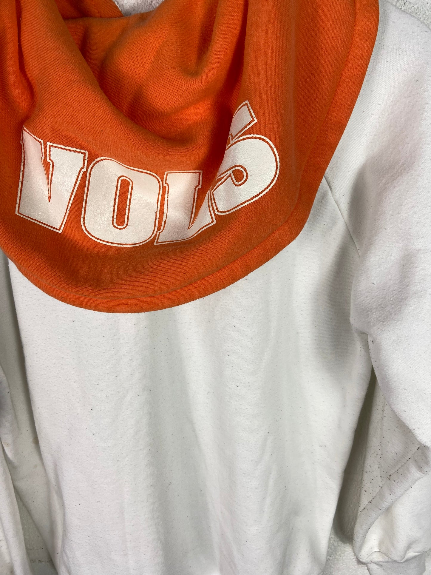 Vtg Tennessee Vols Mock Hood Sweater Sz L