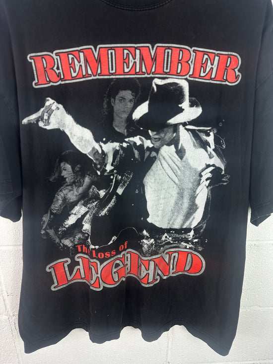 Y2K Bootleg Michael Jackson Memorial Tee Sz XXL