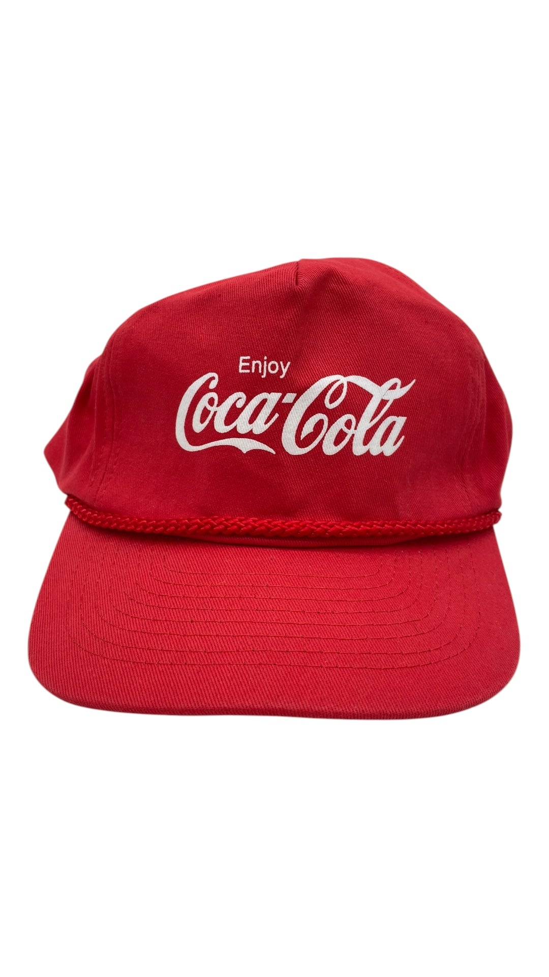 VTG Coca-Cola Logo Red Rope Hat