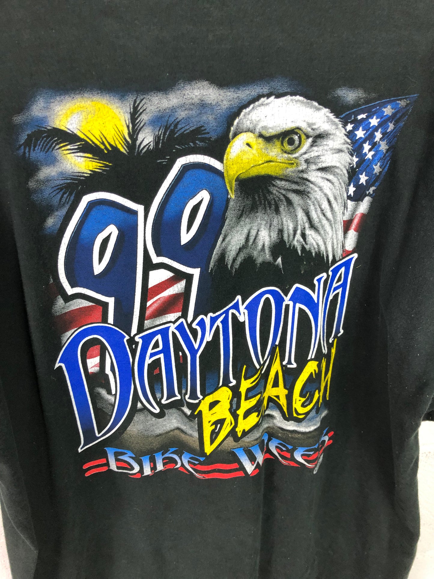 VTG Daytona Beach Bike Week 1999 Tee Sz XL