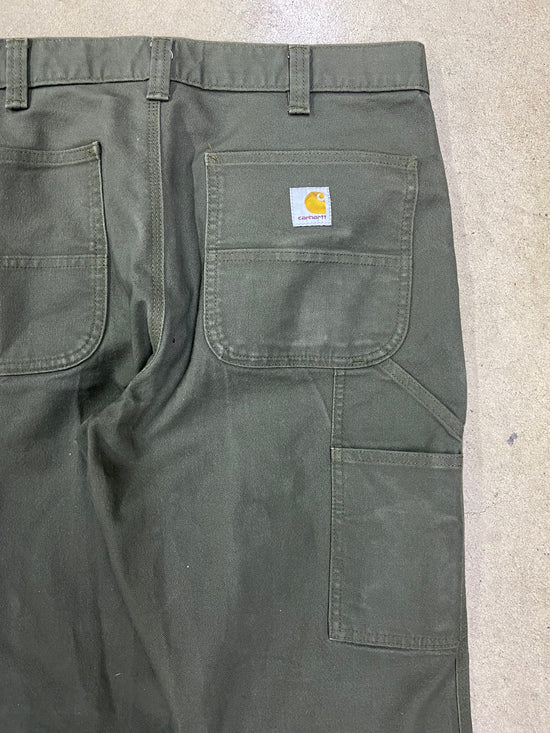 Carhartt Olive Carpenter Pants Sz 33x30