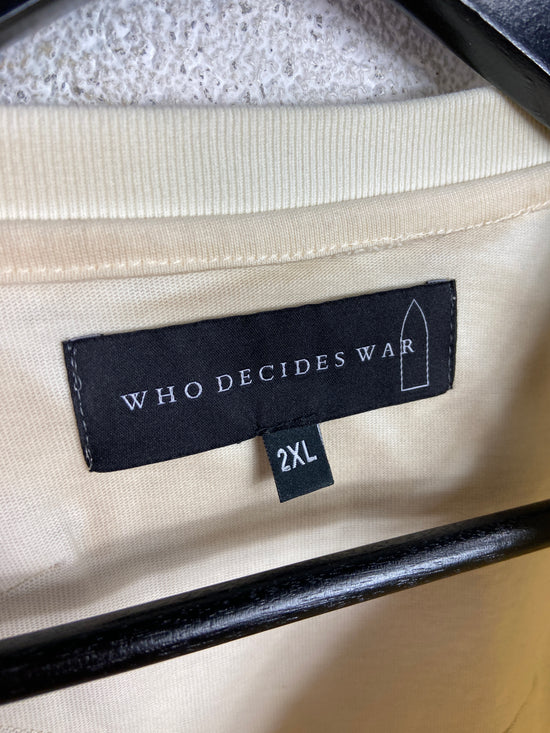 Who Decides War Alterations & Consulations Tee Sz XXL