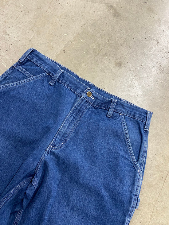 Preowned Carhartt Regular Wash Carpenter Jeans Sz 34x28