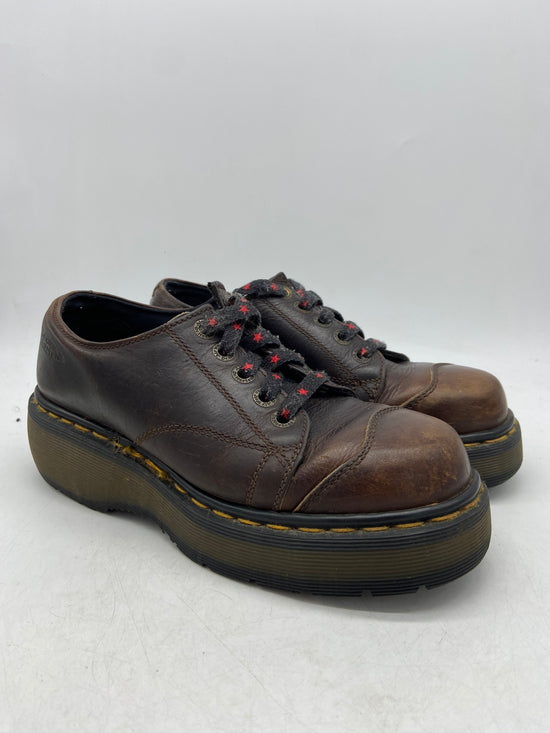 VTG Doc Martens 8651 Dark Brown Low Boots Sz 6M/7.5W