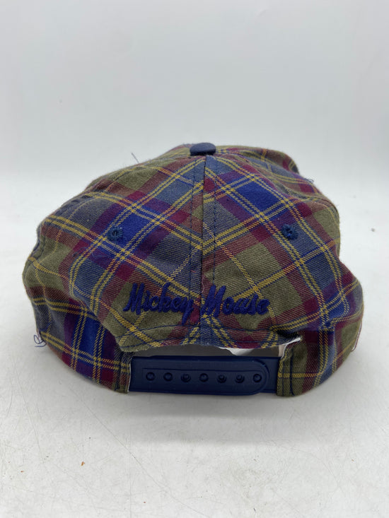 VTG Mickey Unlimited Navy/Plaid Hat