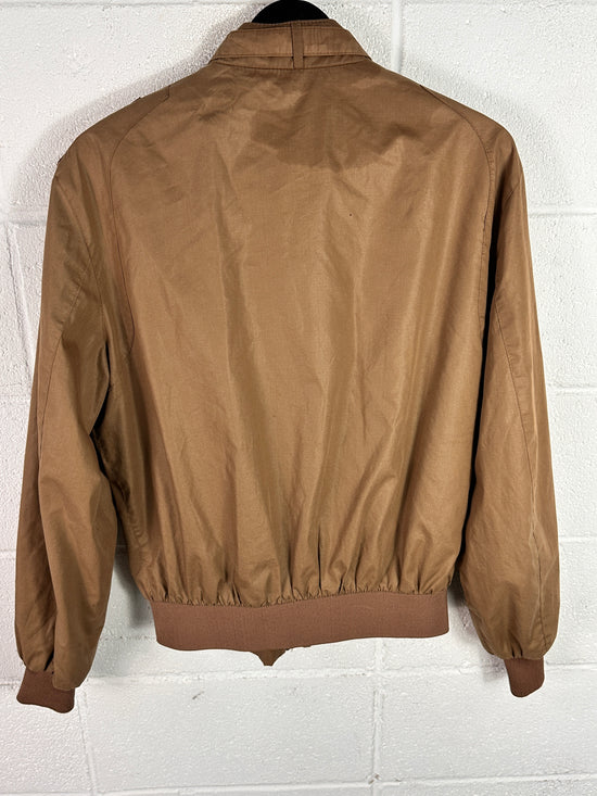 VTG 80s Member Only Brown Race Jacket Sz Med