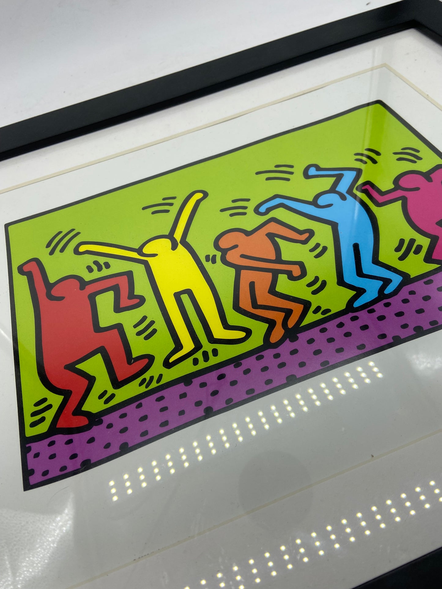 Keith Haring Collection Framed Print Sz 16"x20"