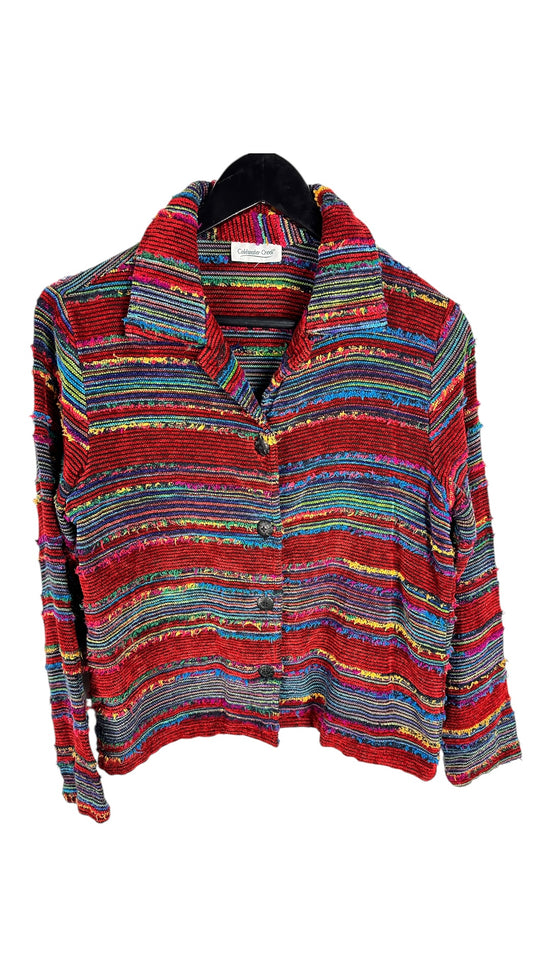 VTG Wins Goldwater Creek Coogi Style Jacket Sz Small