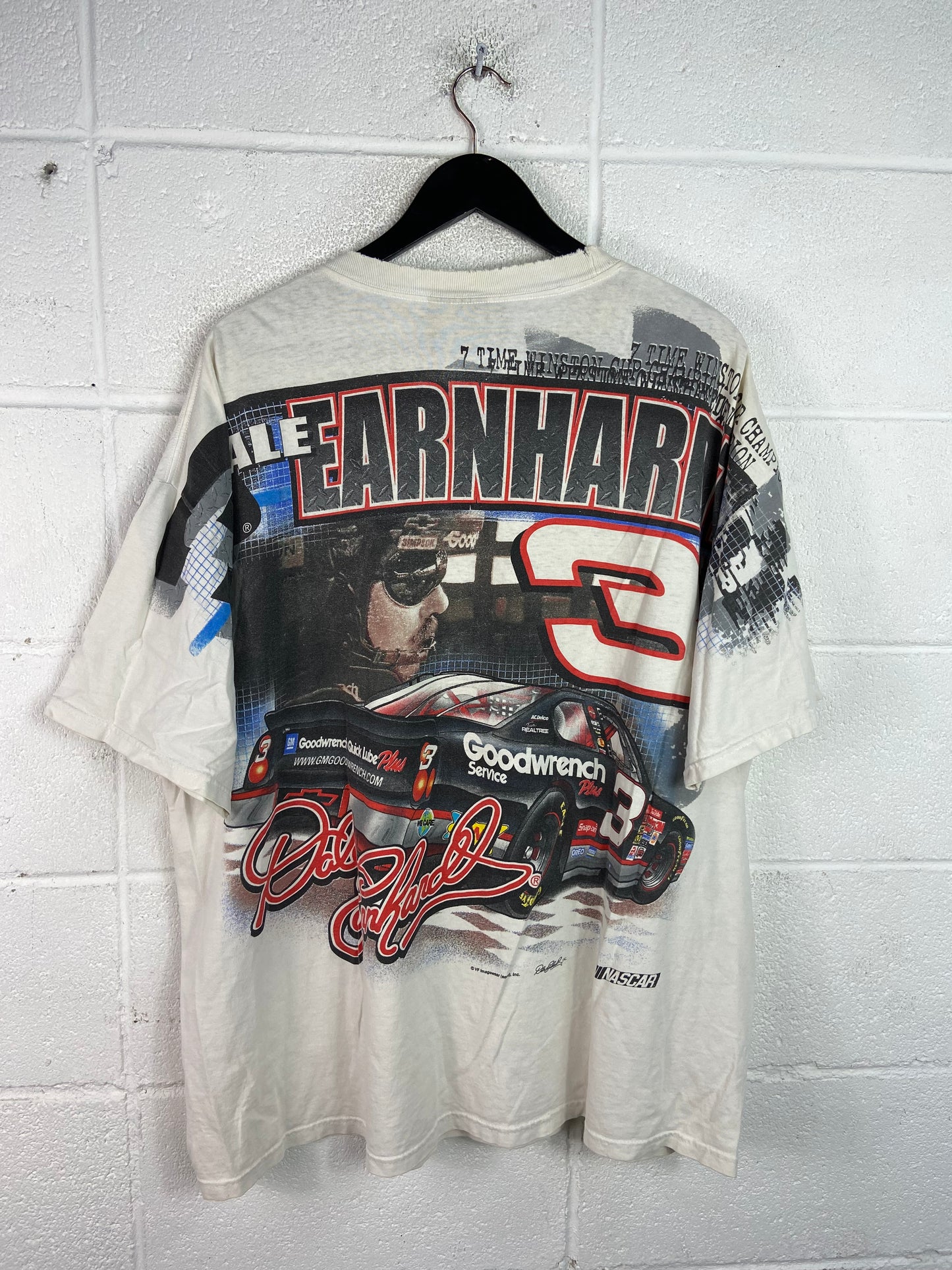 VTG Dale Earnhardt AOP Winston Cup Champion Tee Sz XL/XXL