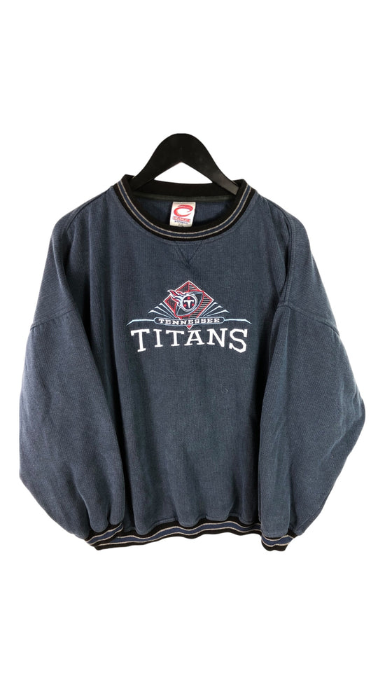 VTG Tennessee Titans Embroidered Sweatshirt Sz XXL