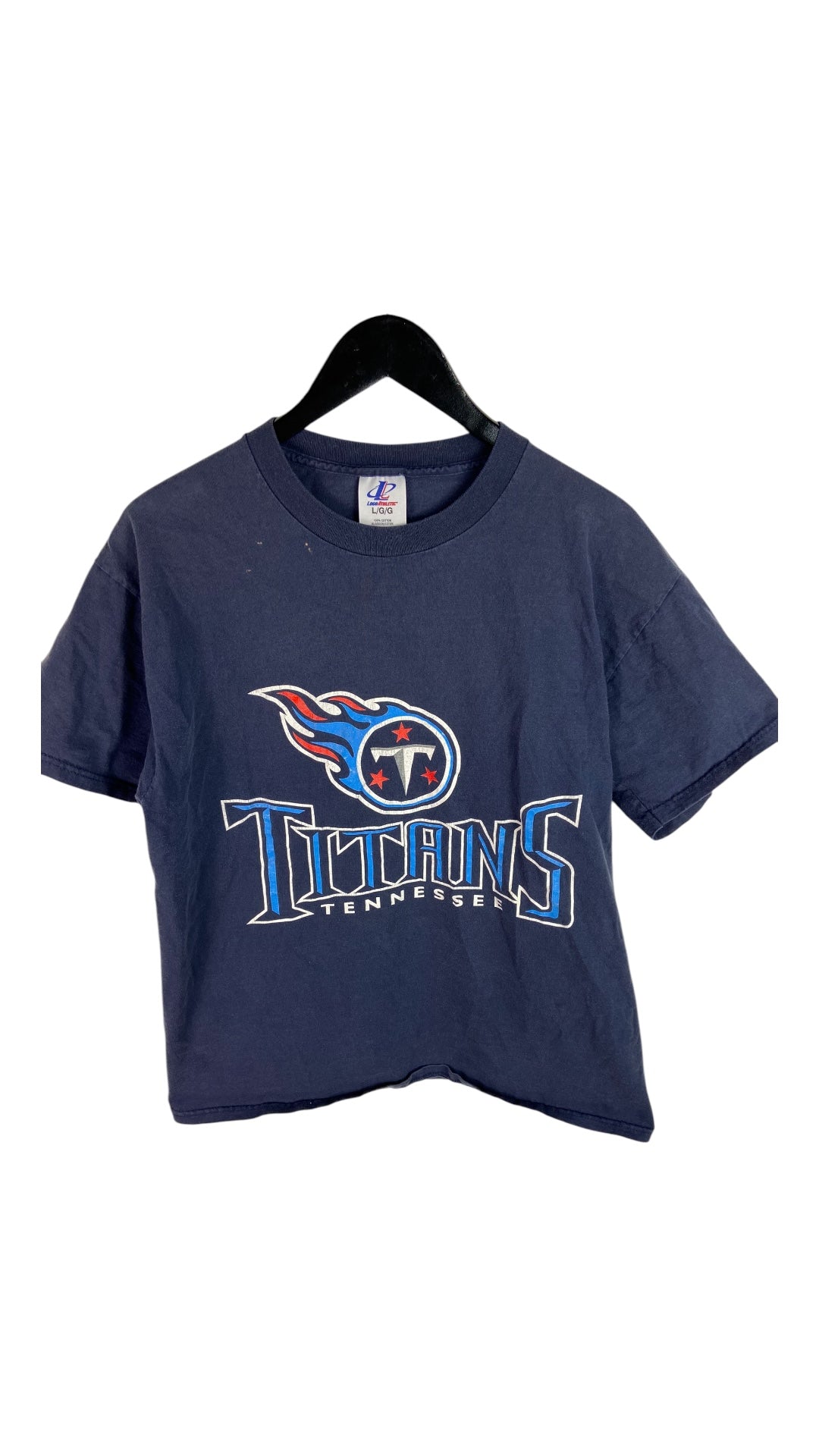 VTG Logo Athletic Tennessee Titans Logo Tee Sz L