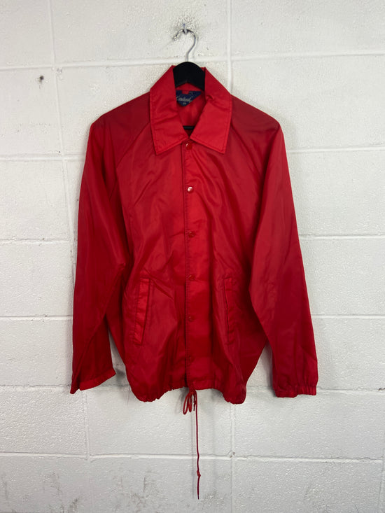 VTG Sams Town Gambling Hall Red 80's Lightweight Jacket Sz L