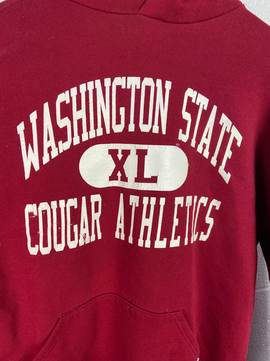 VTG Washington State Cougar Athletics Russell Hoodie Sz XL