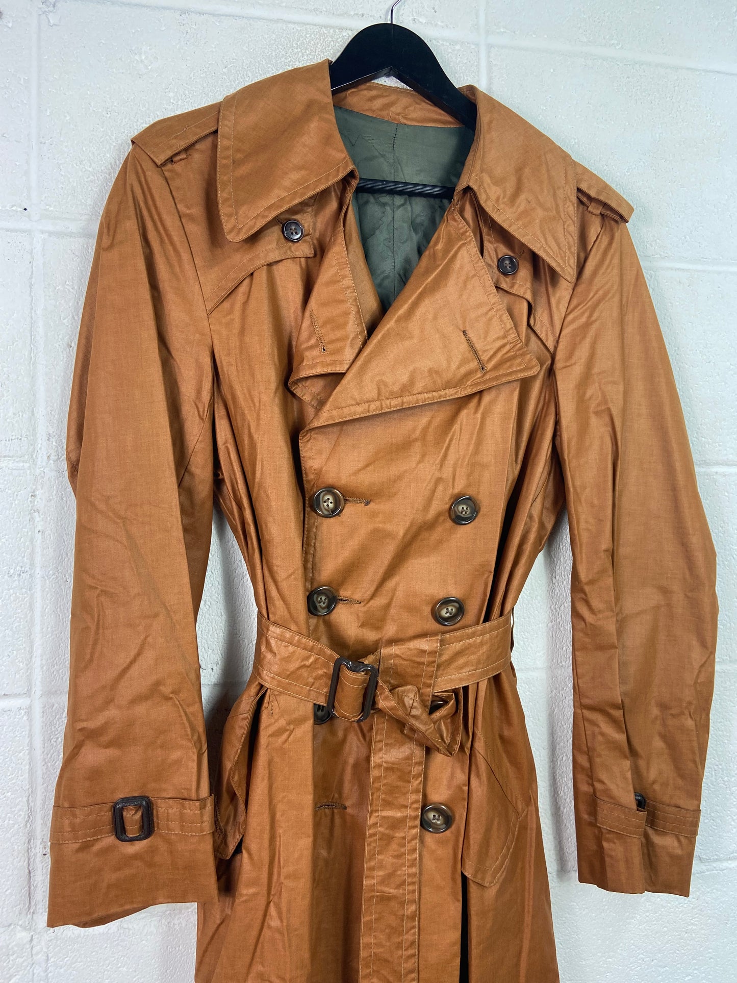 VTG Cognac Mr. Belste Peacoat Sz Wmns L