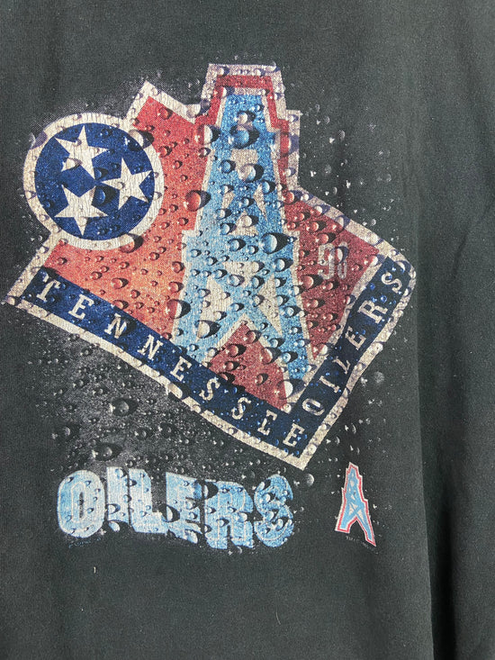 VTG Tennessee Oilers Water Drop Logo Tee Sz S