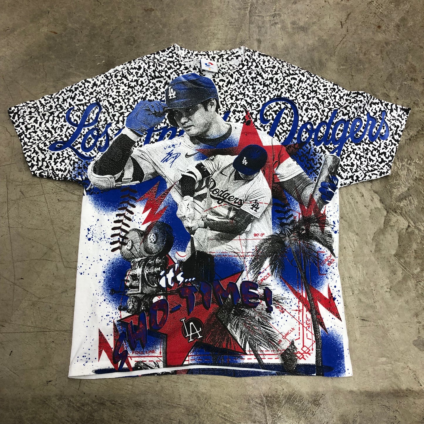 Backstock Co Los Angeles Shohei Ohtani Dodgers AOP Tee