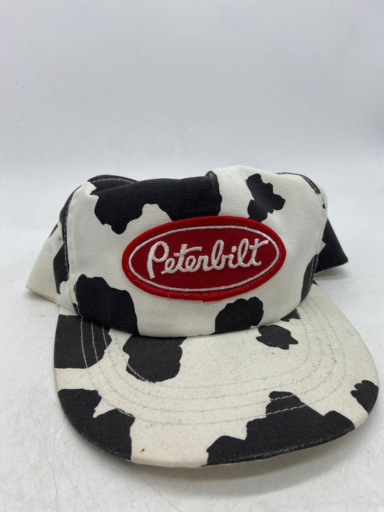 Vintage Peterbilt Cowprint Snapback Hat