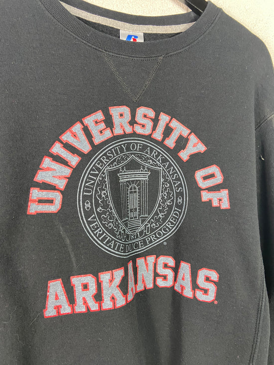 VTG University of Arkansas Crewneck Sz XL