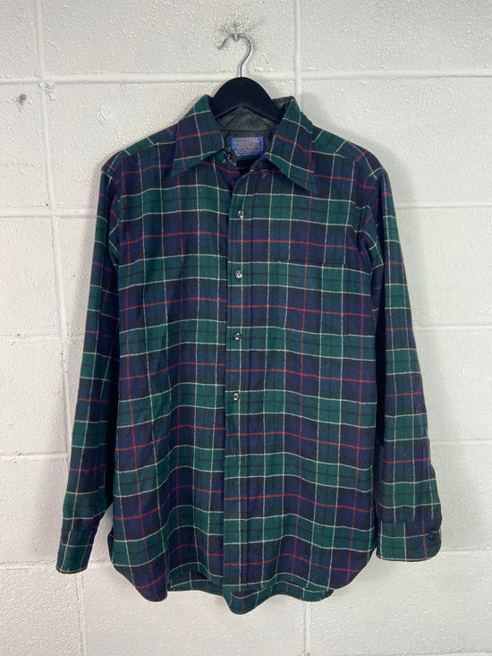 VTG Pendleton Flannel (Green/Blue) Sz L