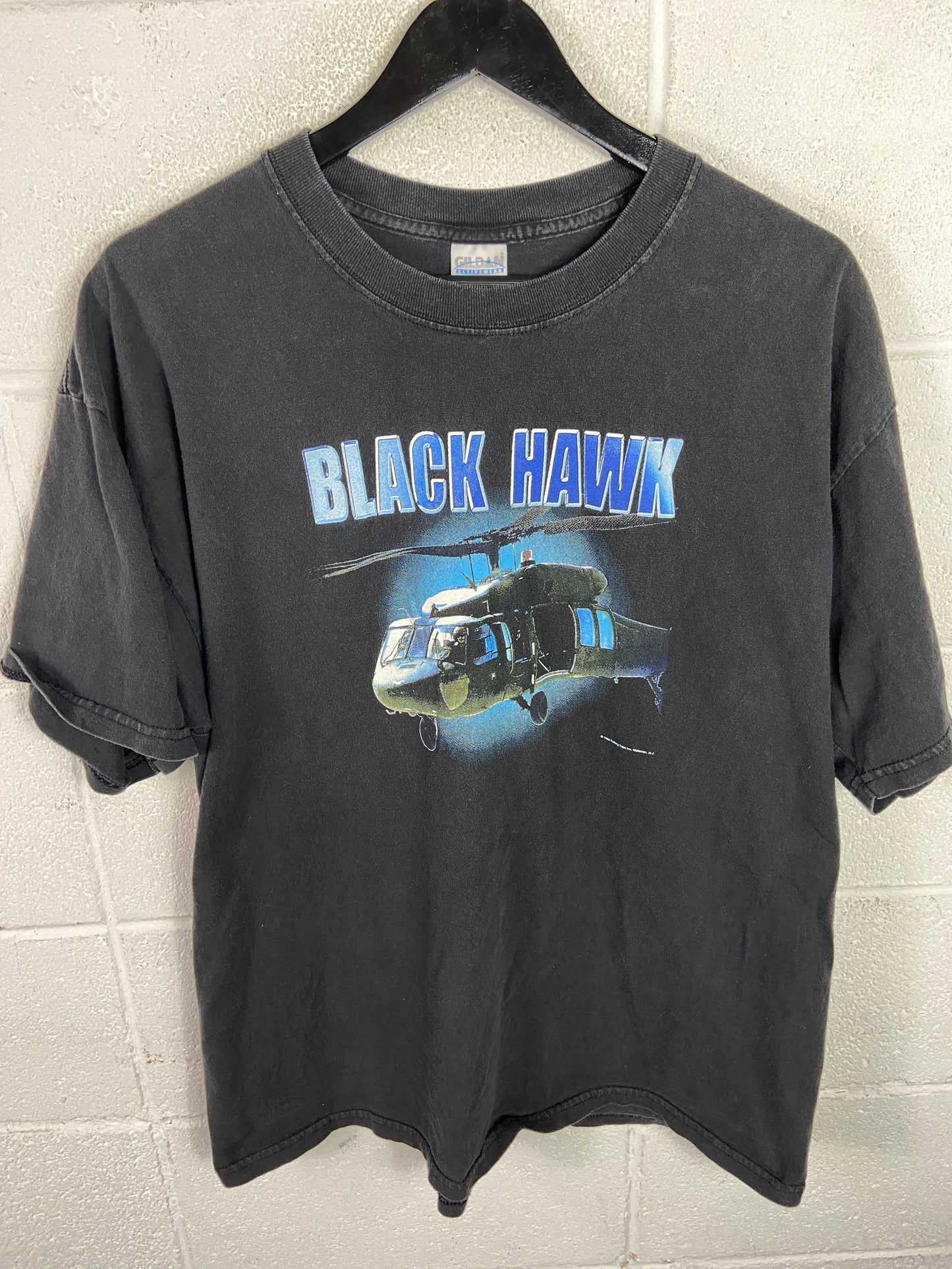 VTG Black Hawk Helicopter Tee Sz XL