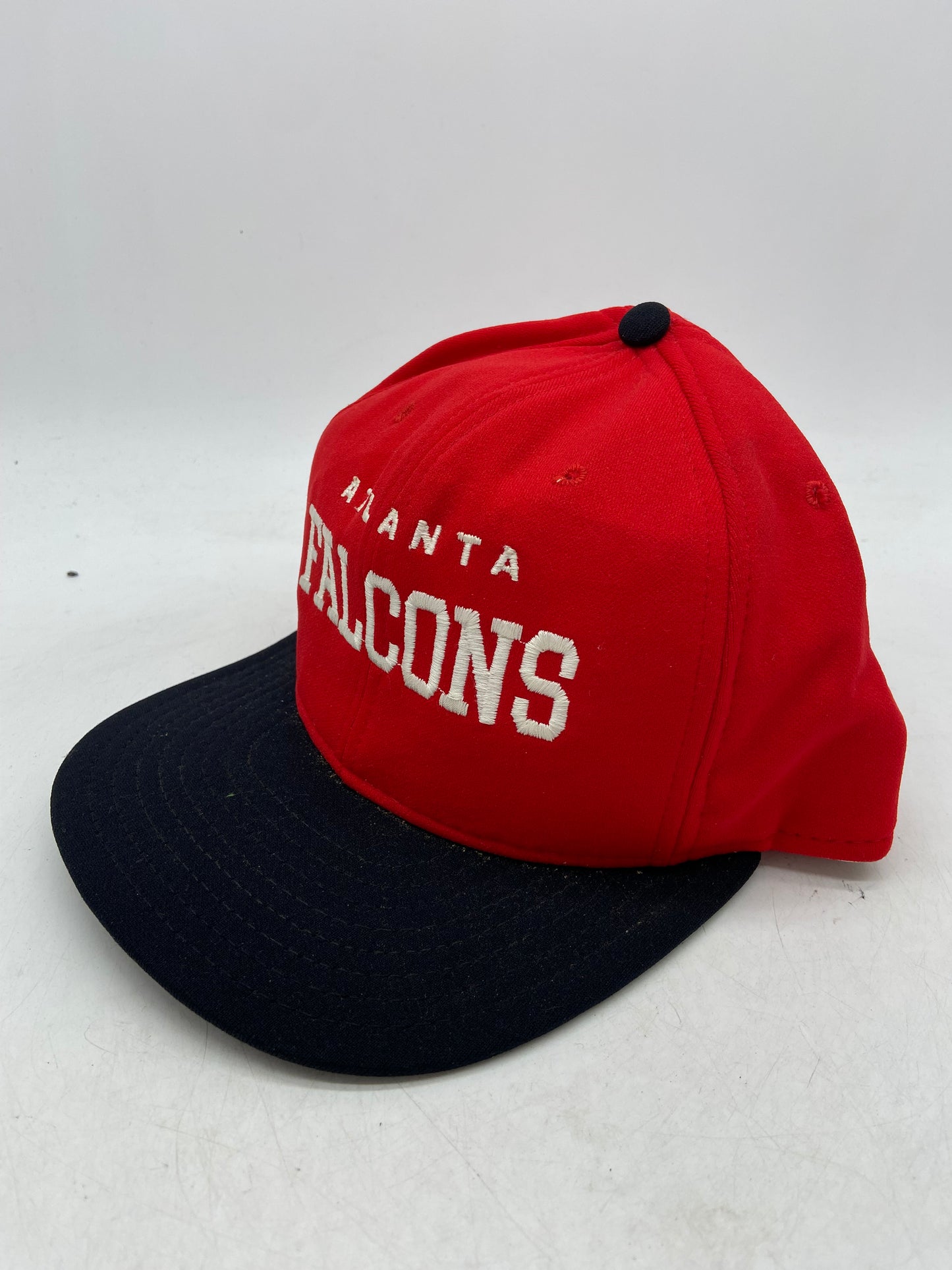 VTG Atlanta Falcons Spellout Red AJD Hat